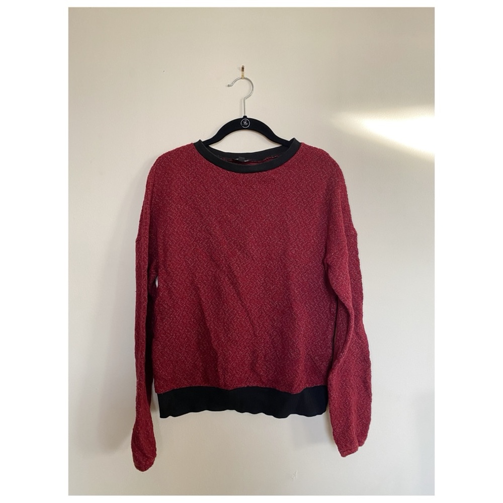 Topshop Burgundy Sweater | Size 4